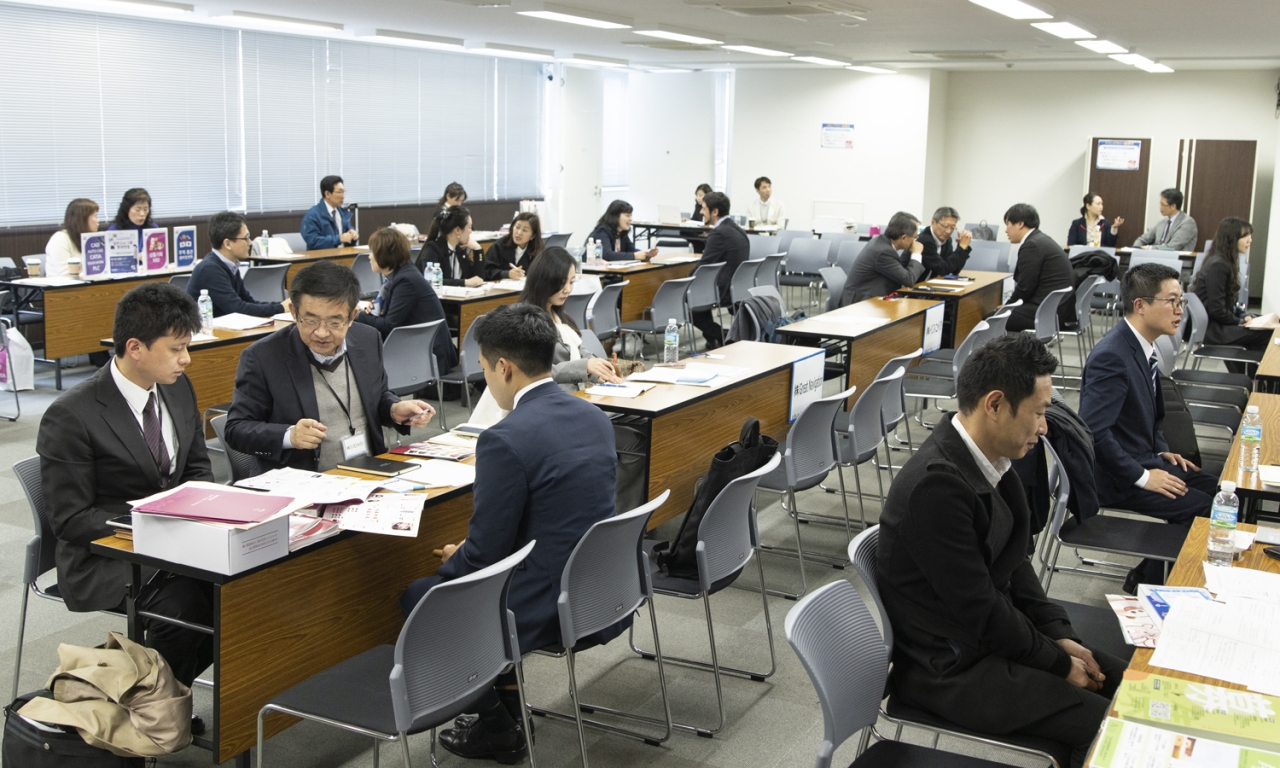 사진은 지난 3월 일본에서 열린 월드옥타 취업박람회.[사진제공=월드옥타 국제사무국]