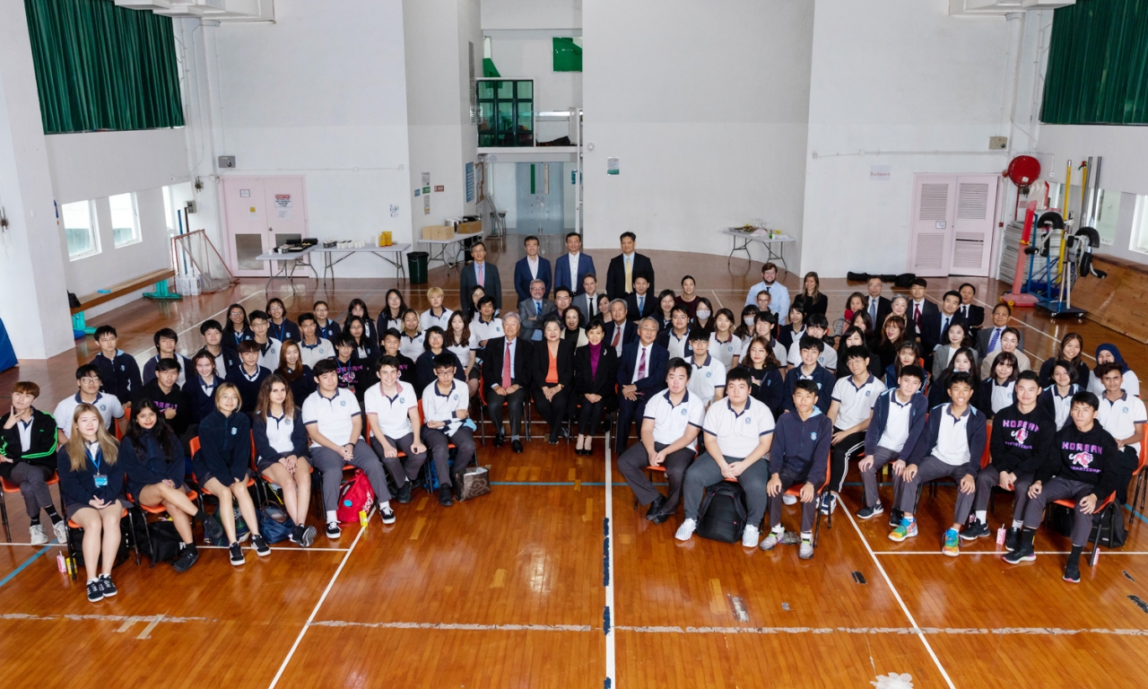 지난 1월17일 홍콩한국국제학교 헤리티지센터 오픈식이 열렸다.[사진제공=홍콩한국국제학교]