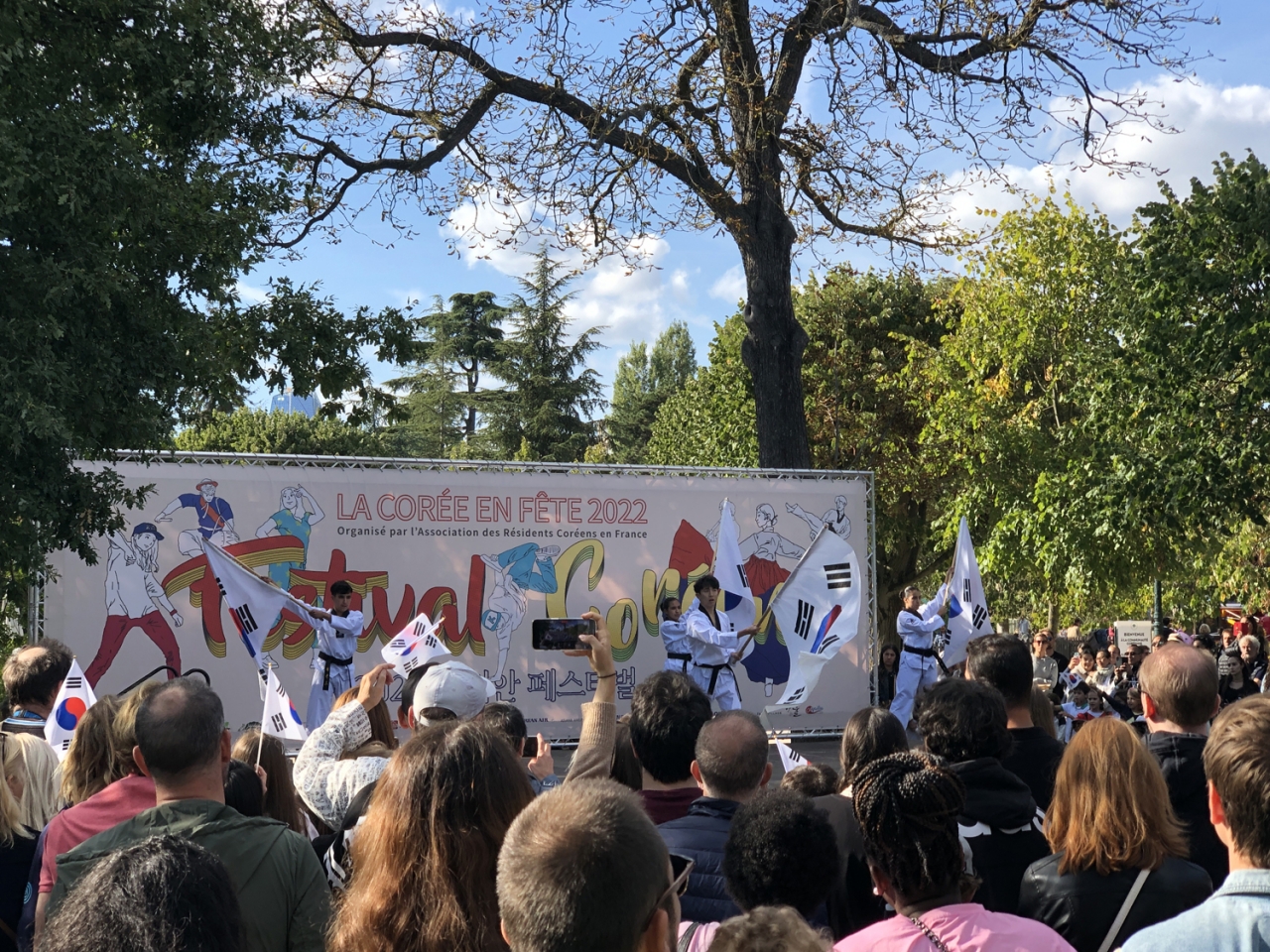 프랑스한인회가 주최한 ‘2022 코리안 페스티벌’이 지난 9월 17일과 18일 파리의 놀이동산 Jardin d'Acclimatation 안에 있는 서울공원에서 열렸다.[사진제공=프랑스한인회]