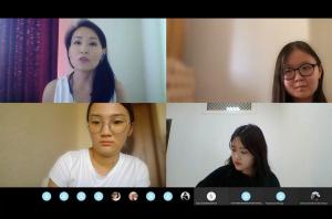 스카이프 영상통화로 카자흐스탄 한국어 말하기·쓰기 대회