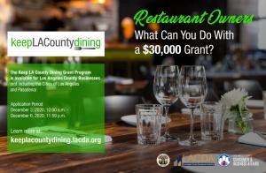 야외영업 중단된 LA카운티 식당에 3만달러 지원