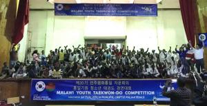 말라위 릴롱궤에서 ‘통일기원 청소년 태권도대회’