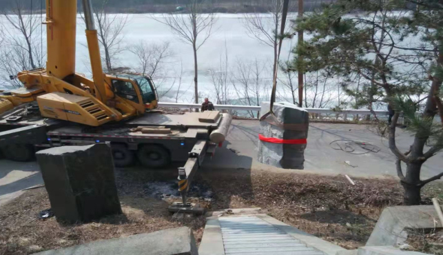 이진룡 장군 기념원 개보수 작업