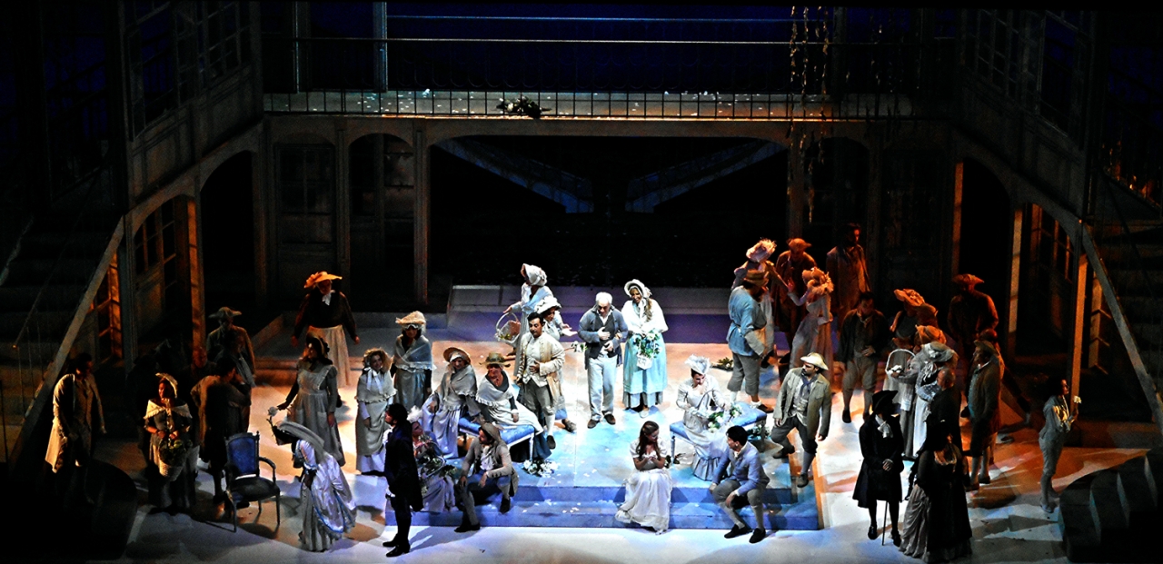 2016년 이탈리아 나폴리에서 공연된 '피가로의 결혼'<br>