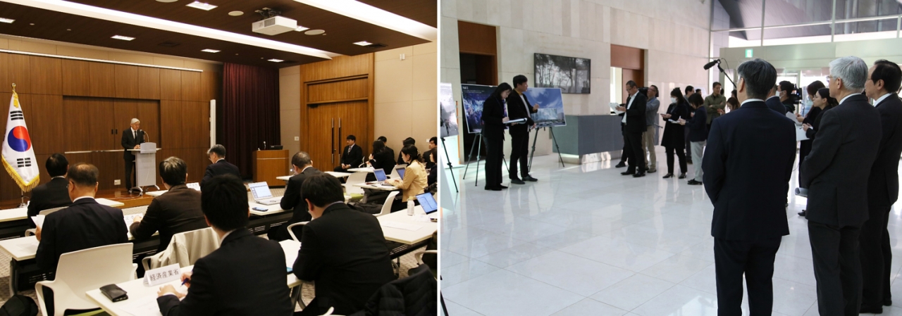 주일한국대사관이 지난 2월 27일 일본 동경에 있는 한국대사관에서 ‘2025 오사카 간사이 엑스포 한국관 테마발표회’를 열었다.[사진=주일한국대사관]
