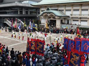 민단 교토본부 창립 70주년 기념식··· 조선통신사 행렬도 재현