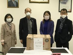 월드옥타 이스탄불지회, 총영사관에 재외선거용 마스크 기증