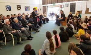 뉴질랜드 오타키 초등학교에서 한국전쟁 정전협정체결 67주년 기념식