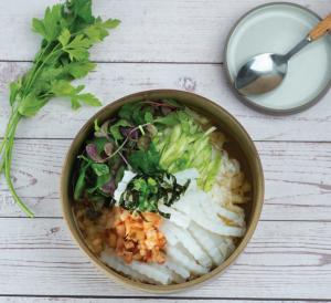 [Mi Ran Park's K-Food recipe-9] RICE WITH CHEONGPOMUK