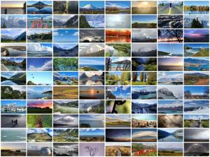 뉴질랜드의 산, 하늘, 호수 담은 88점의 사진